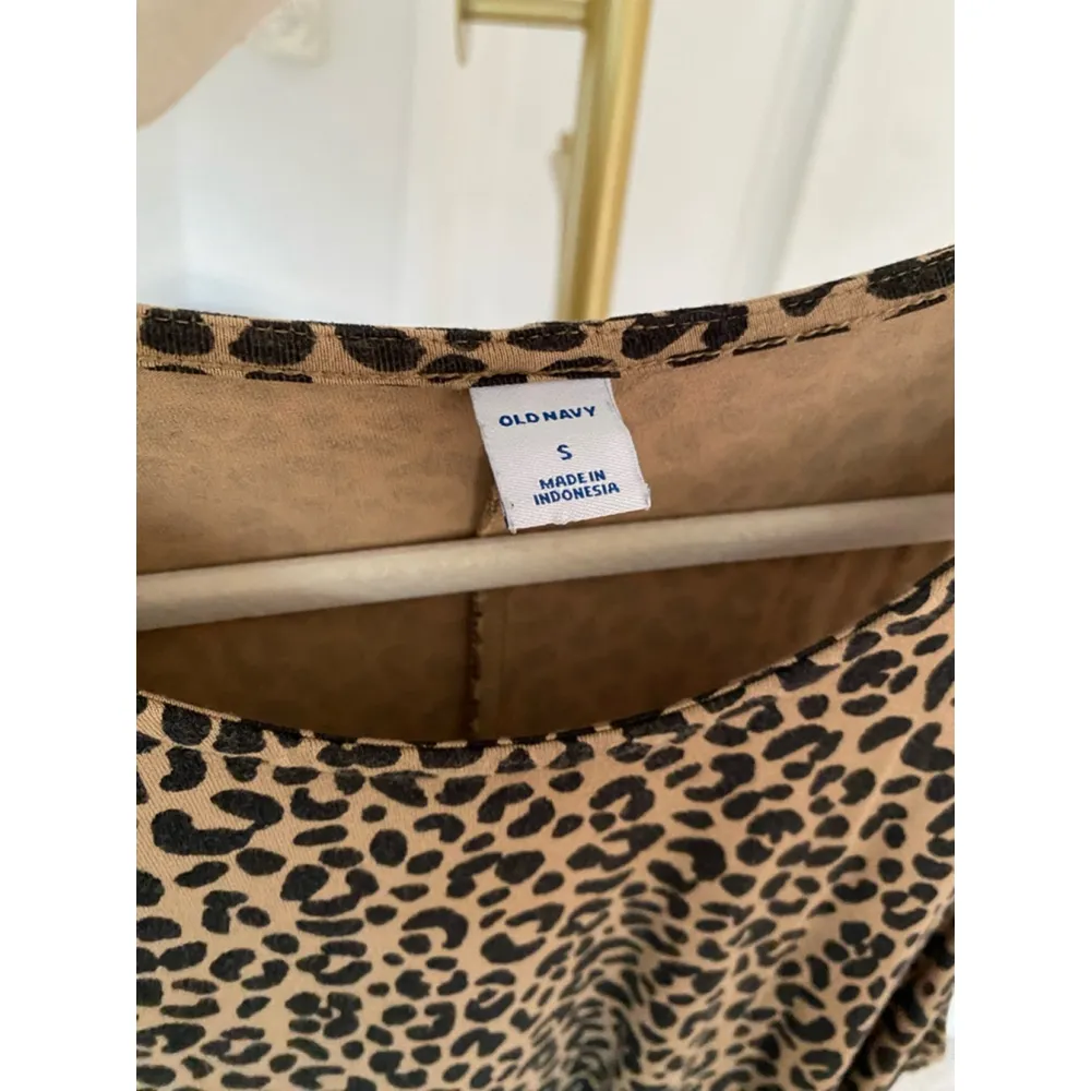 Old Navy Tank Midi Dress Cheetah Leopard Animal Print Spring Summer Y2K Boho S - Image 3