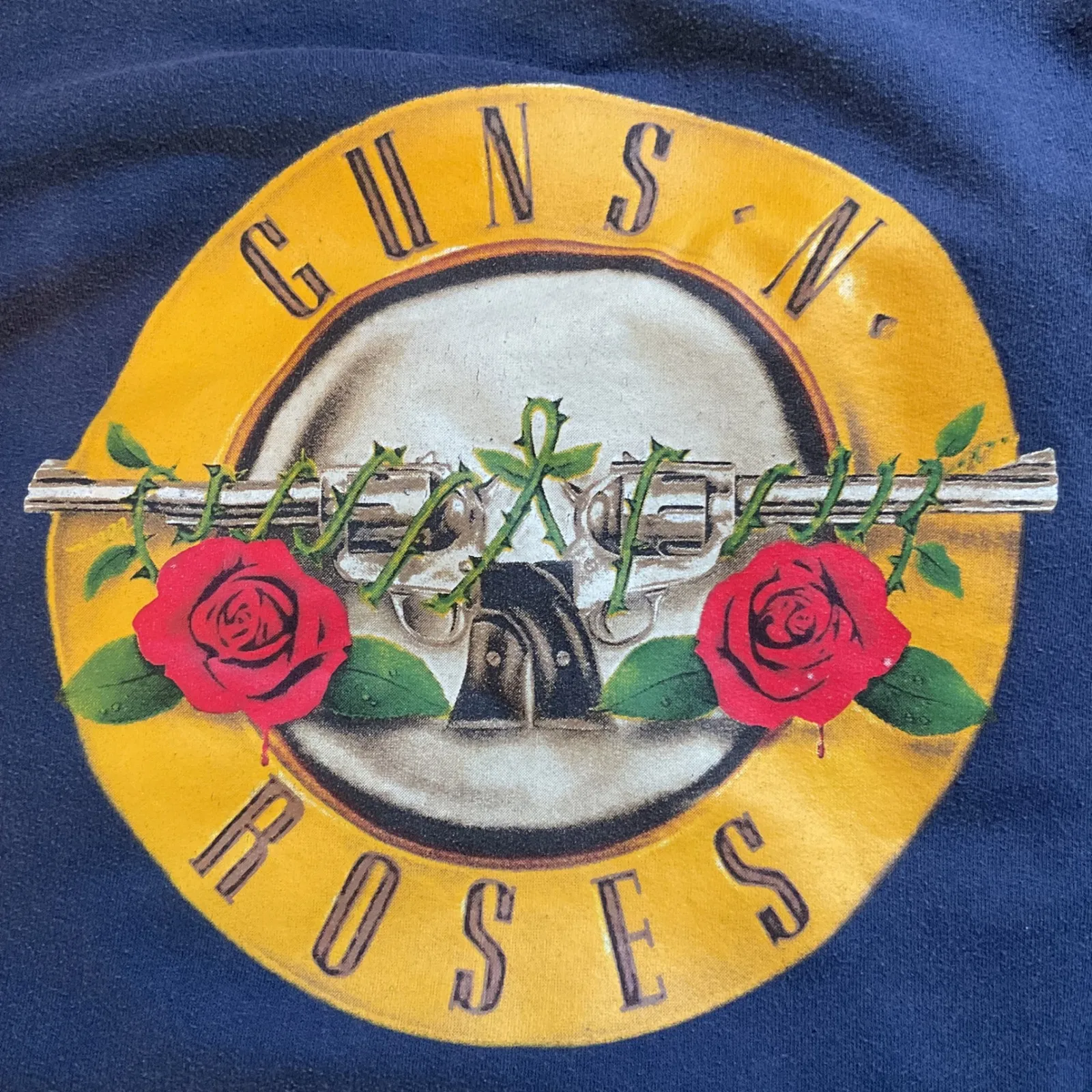 Guns N' Roses Unisex‎ Logo Crewneck Long Sleeve Pullover Fleece Sweatshirt Sz XL - Image 7