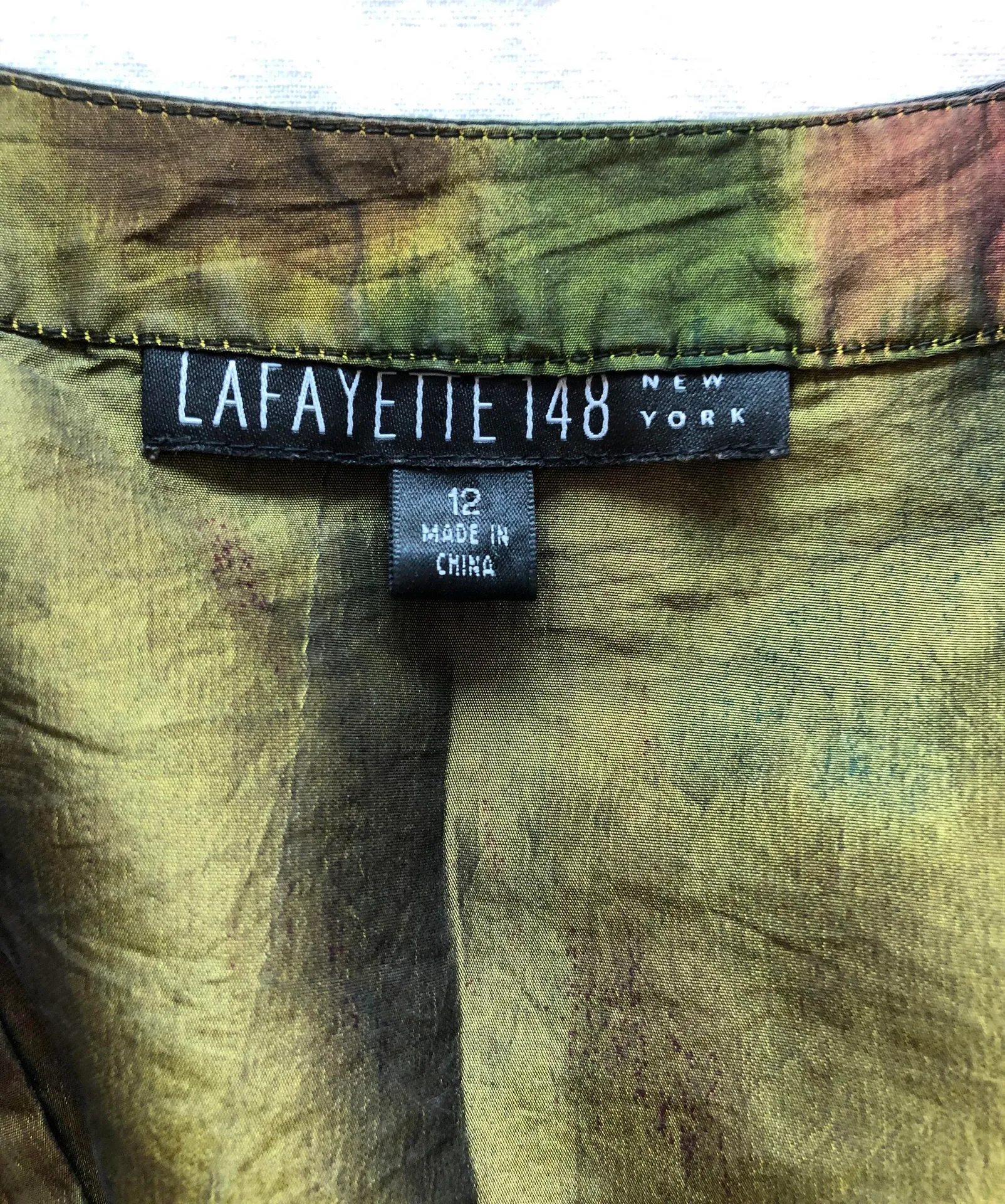 Lafayette 148 Silk wrap blouse, 12 - Image 7