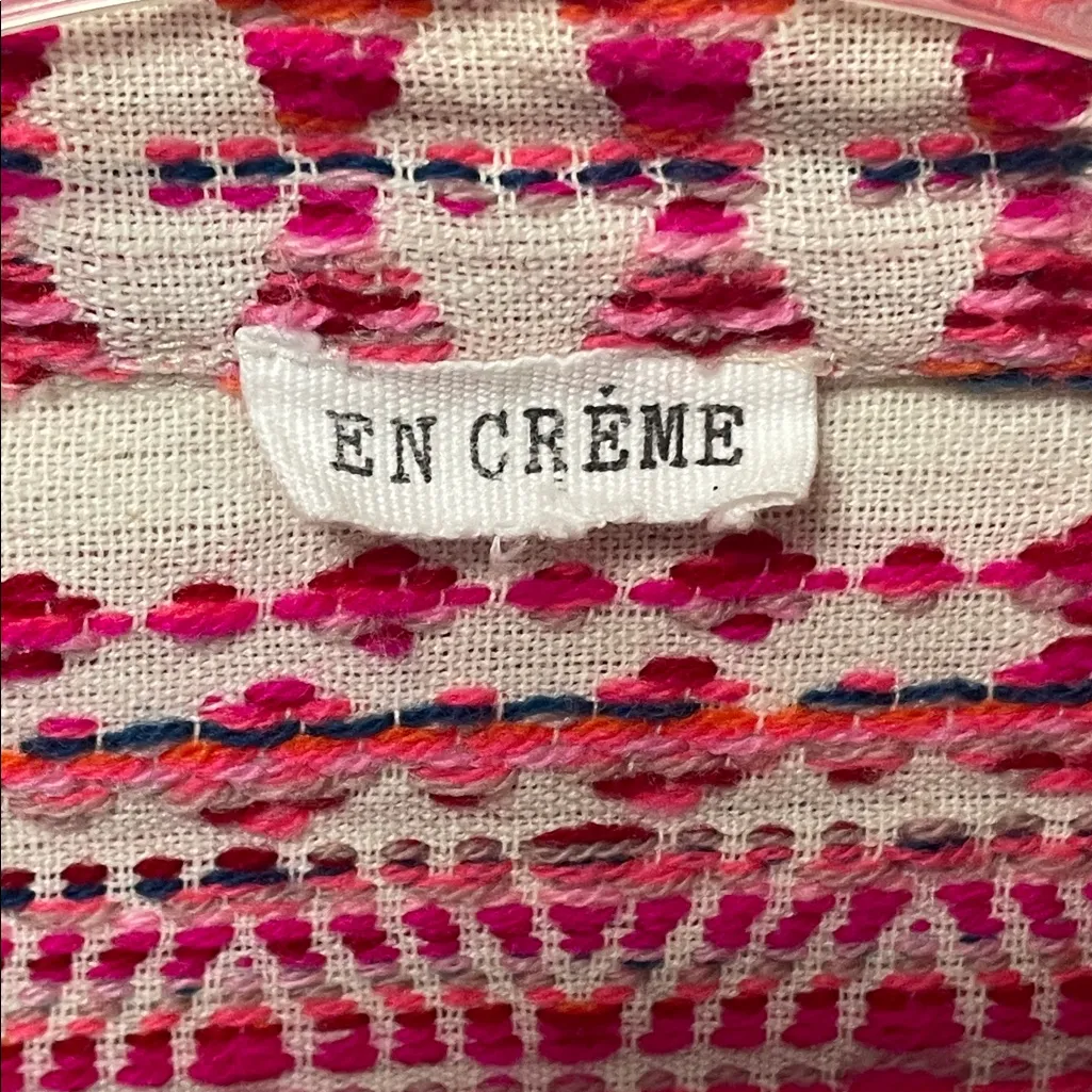 En Crème Embroidered Pink Button Down Shirt Size undefined - Image 5