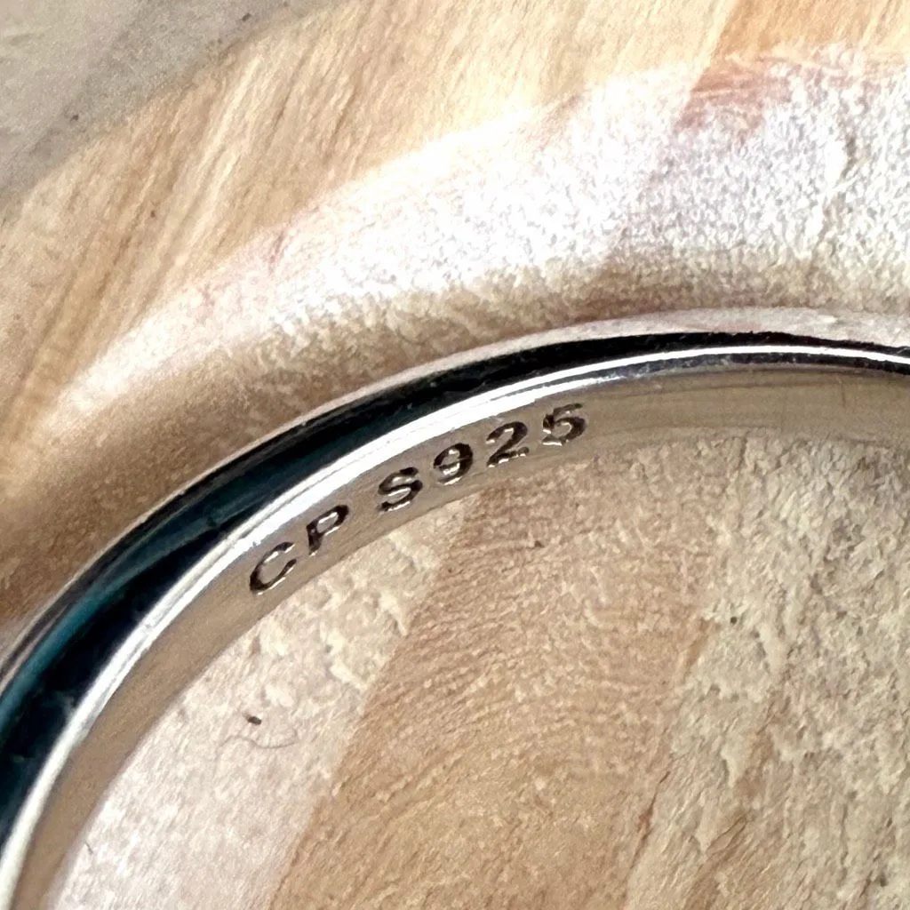 Sterling Silver CP S925 Pearl Halo Ring - Image 7