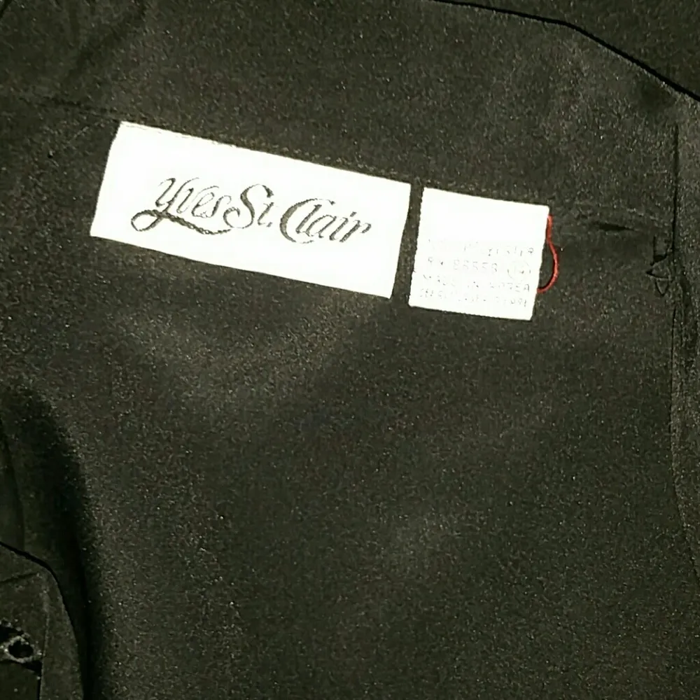 ⛄❄❄Yves St Clair bottom Down blouse Black Size 14 - Image 2