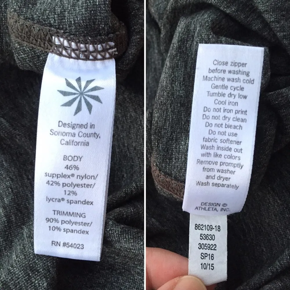 Athleta Relay Capri Crop Leggings Heather Grey XS - Image 6