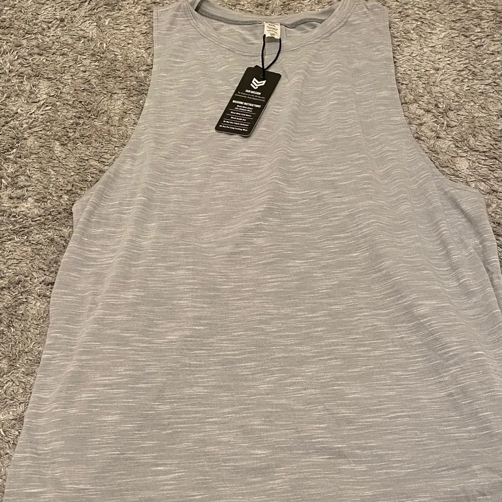 Sp athletic Heathered Gray Muscle Tee Size undefined - Image 2