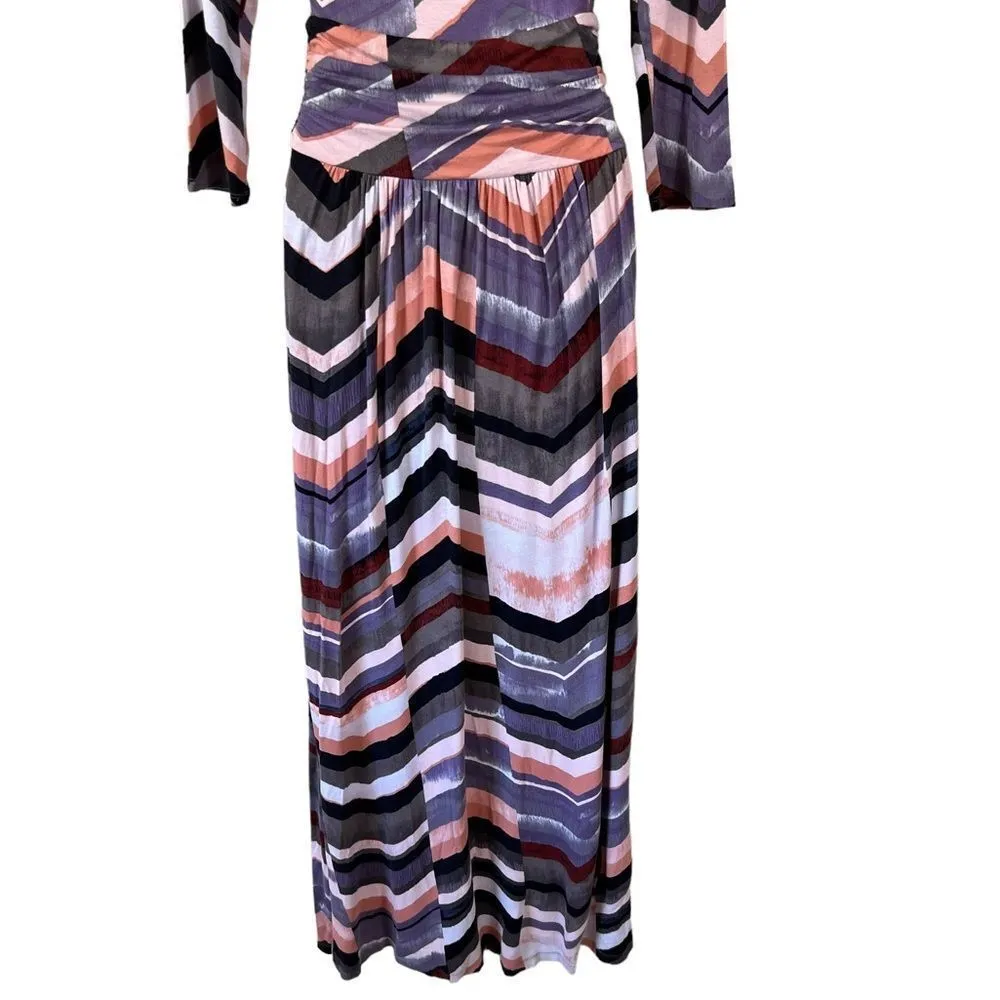 Anthropologie Maeve Novella Chevron Maxi Dress. - Image 13