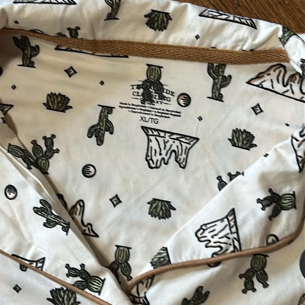 Telluride Clothing Company Women’s Desert Print Pajama Set, Boxy/Cropped Fit, XL - Image 2