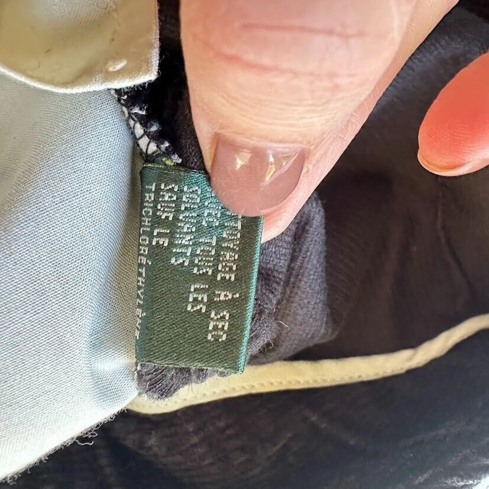 Vintage Lauren Ralph Lauren Straight Leg Corduroy Jeans Pants Trousers Black 8 - Image 7