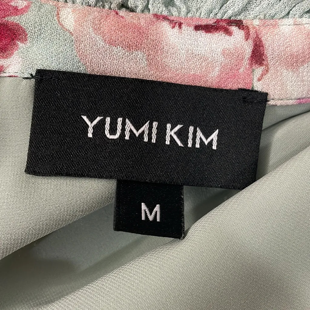 Yumi Kim Floral Jenna Long Sleeve Dress in Mint Green - Image 8