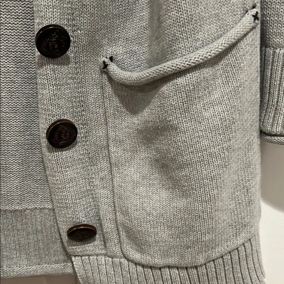 Knitted dove‎ Gray Knit Cardigan Sweater size medium - Image 2