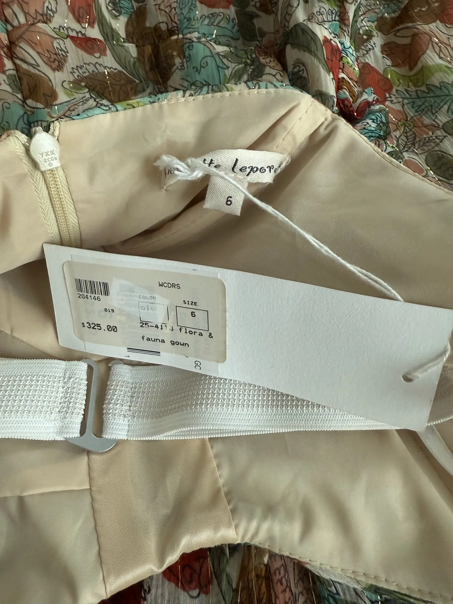 NANETTE LEPORE Silk Fauna Maxi Gown Dress - Image 5