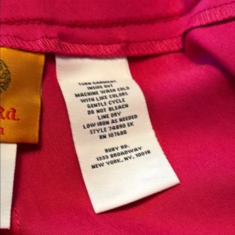 Ruby Rd Pink Bermuda Shorts Tailored Knee - Image 8