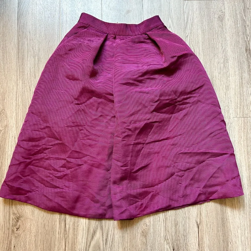 Ted Baker Zelida High Waisted Midi Skirt Purple Size 1 - Image 3