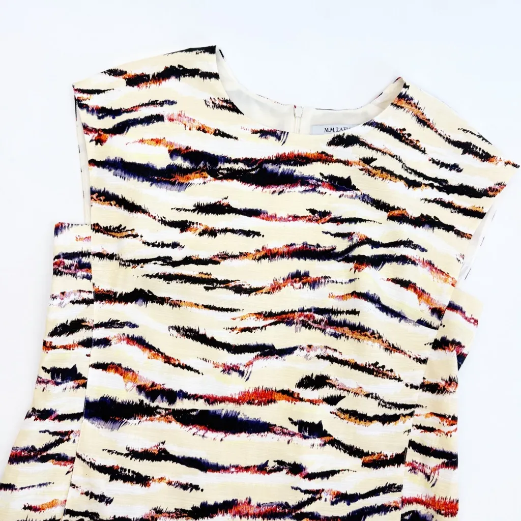 MM Lafleur The Maaza 2.0 Dress Airy Cotton Mojave Savannah Print Office Career - Image 7