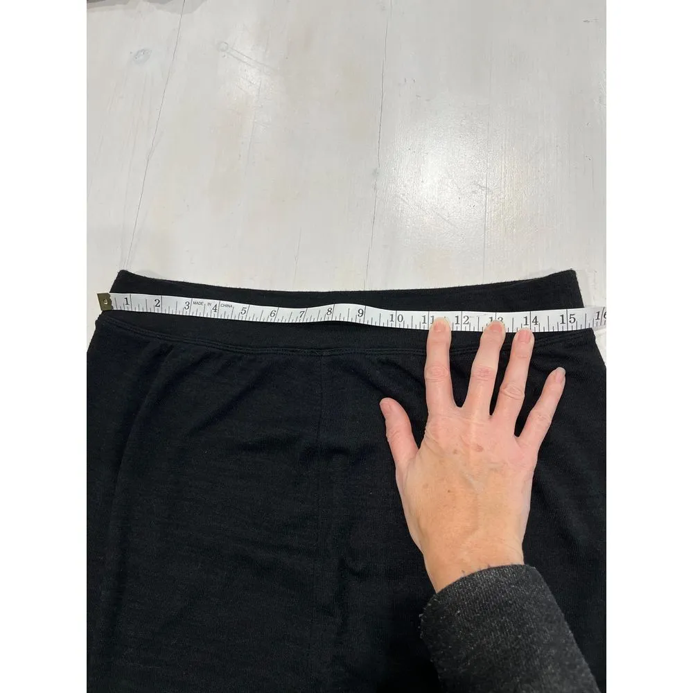 GAP Black‎ A-Line Skirt Classic Knee Length Office Wear Versatile - Image 5