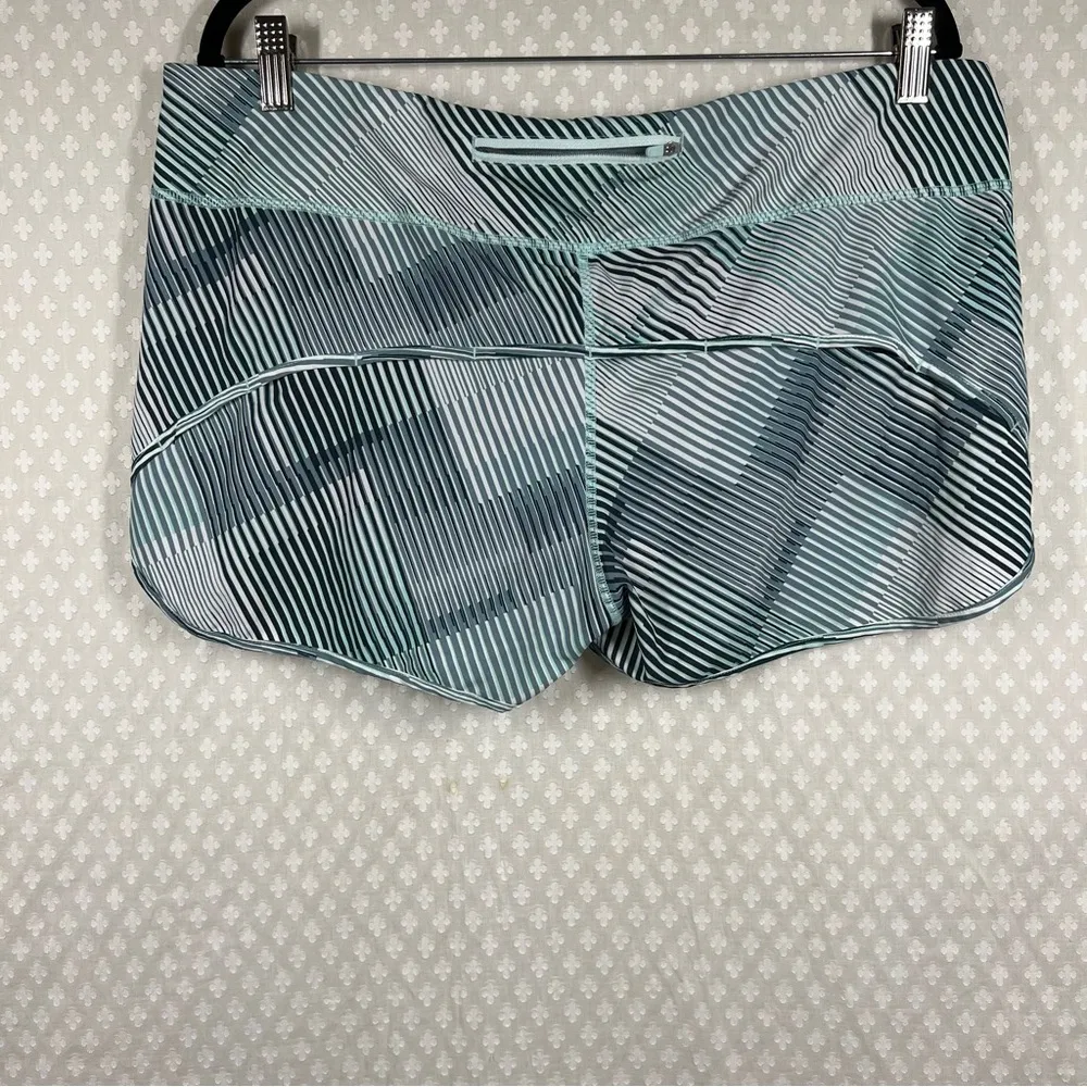 Smartwool Blue Striped Merino‎ Sport Lined Shorts - Image 6