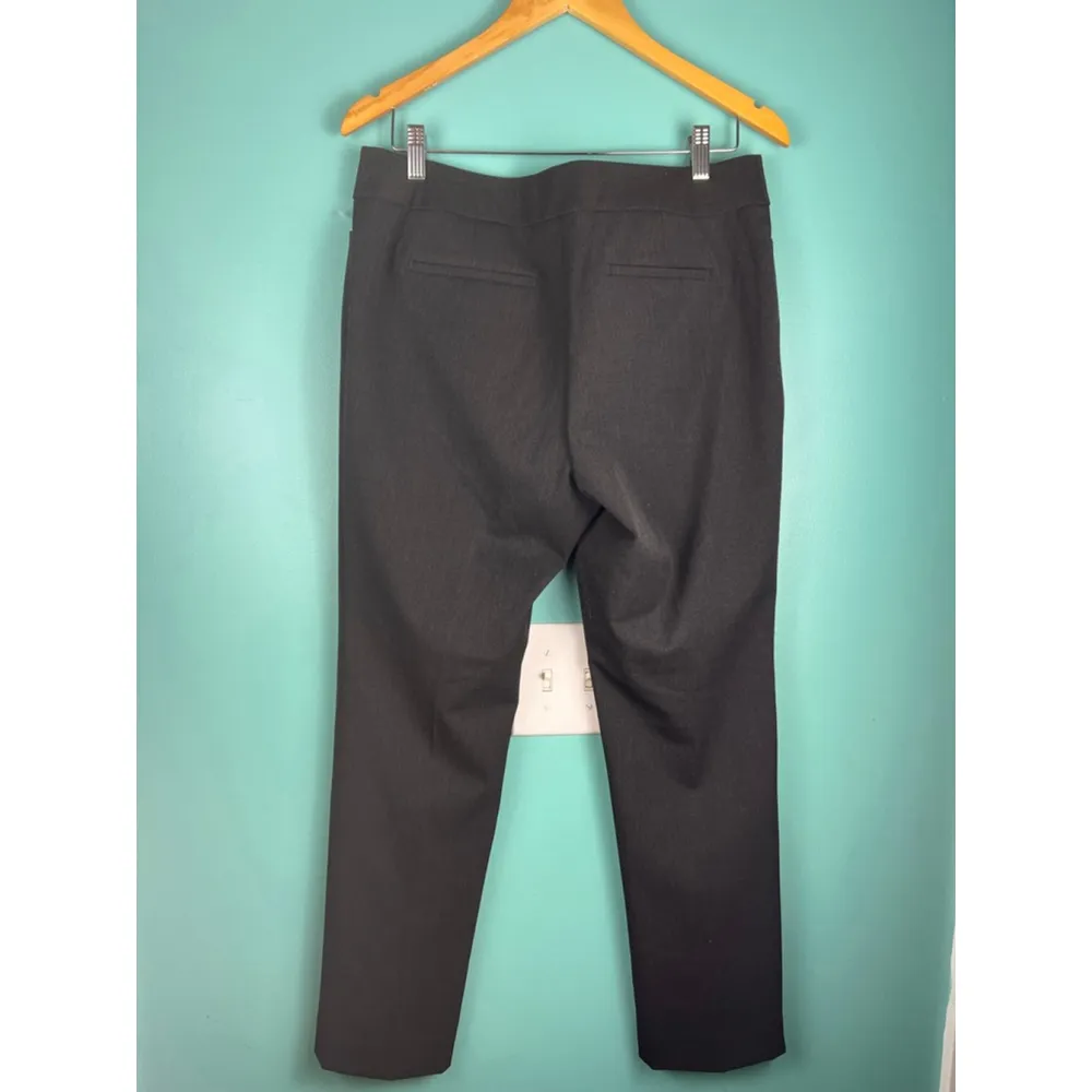 Ann Taylor Factory Black/Grey Dress Pants Size 10P Straight Leg Career Work Sl - Image 4