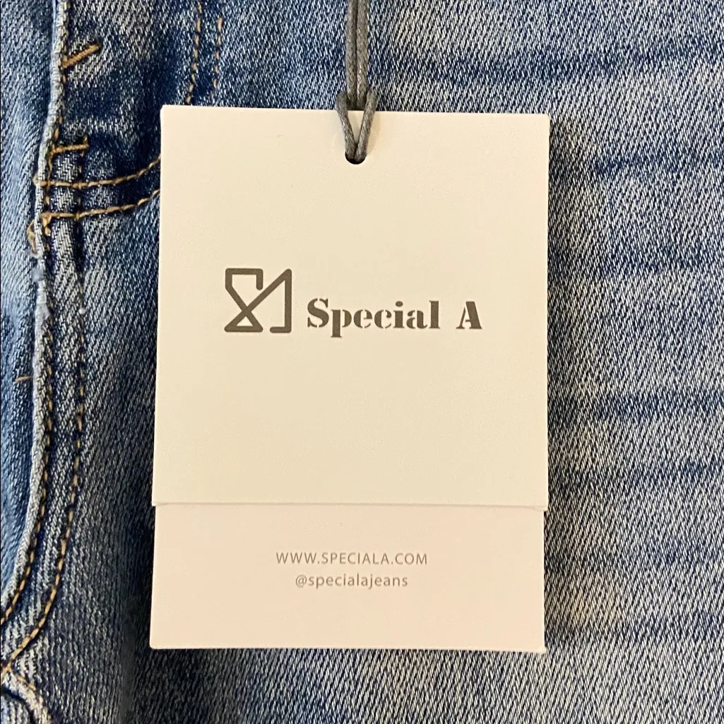 Special A  Light Blue Flare Jeans size 9 inseam 32” waist 28” brand new - Image 3