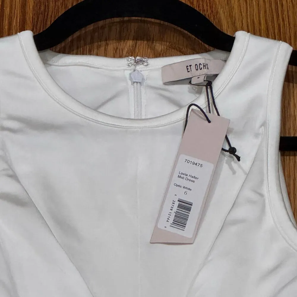 ET OCHS Ivory Laela embellished cutout stretch - Image 10