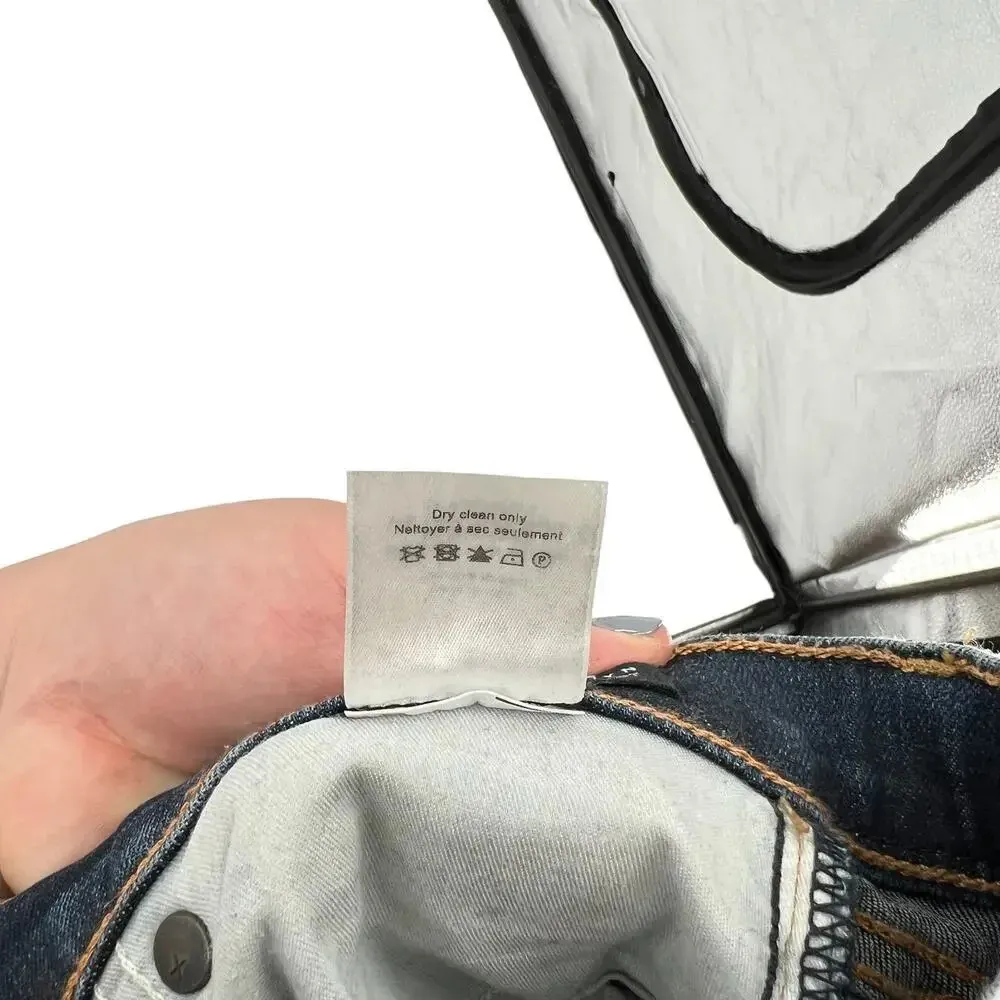 Veronica Beard Carolyn 10" Baby Boot Jeans Allure Wash Stripe Size 24 - Image 15