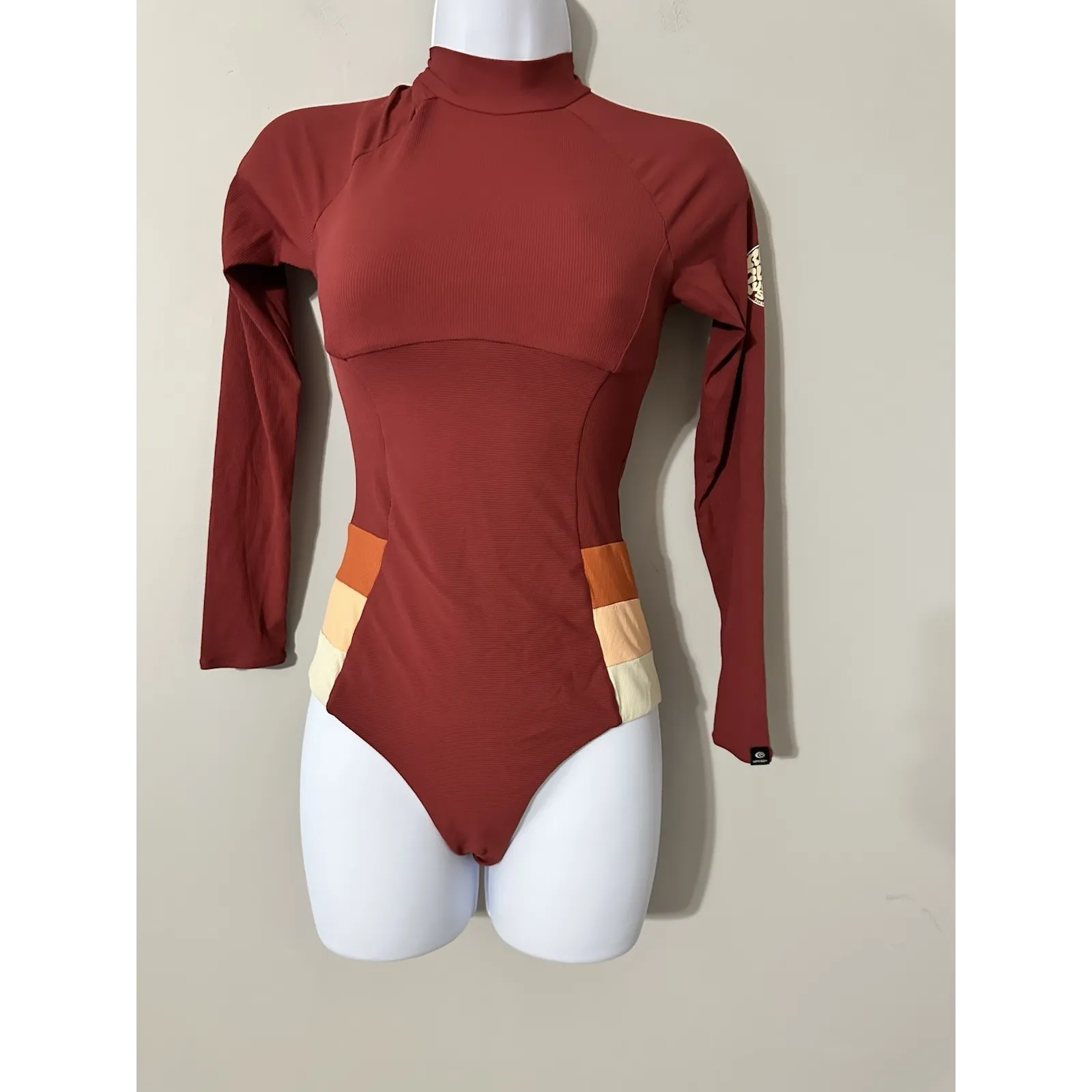 RIP CURL Womens Golden Daze Back Zip Surf Suit Size XS - Image 2