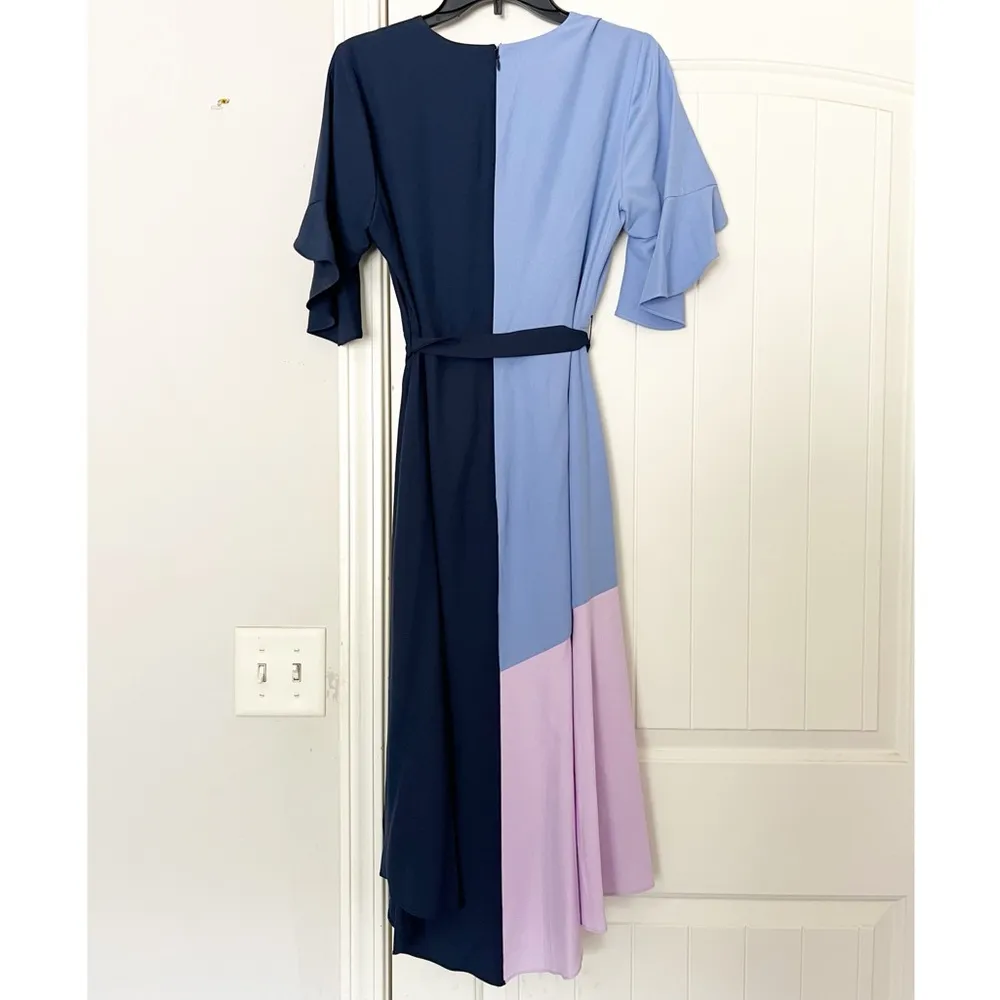 NWT Hutch Anthropologie Colorblock Wrap Dress - Image 5