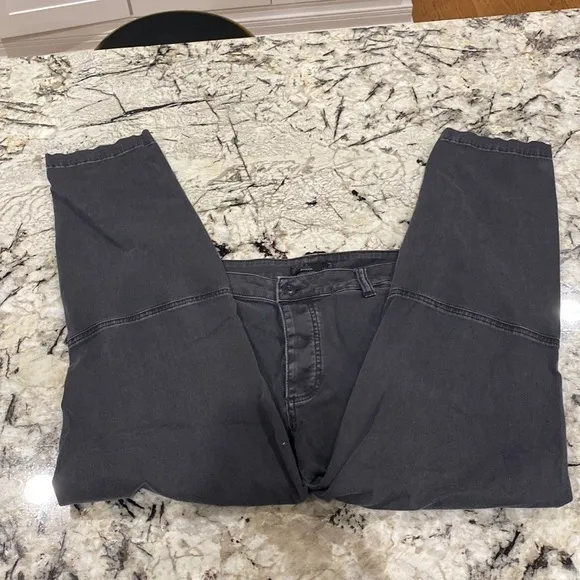 prAna ‎ Dark Grey Jeans- size 10 - Image 3