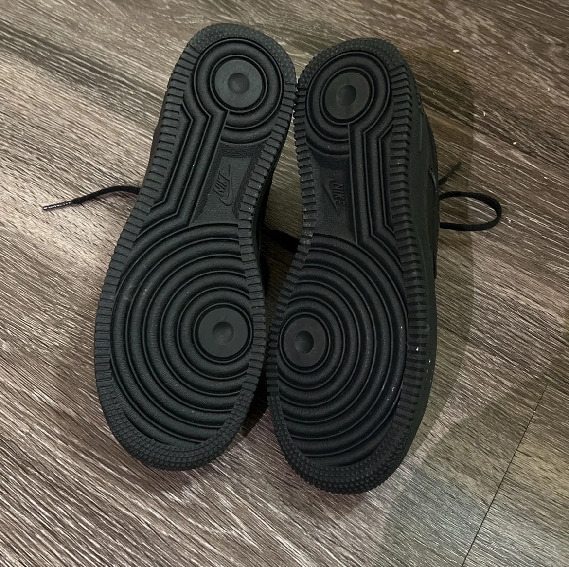 Nike Black Air Force 1s - Image 3