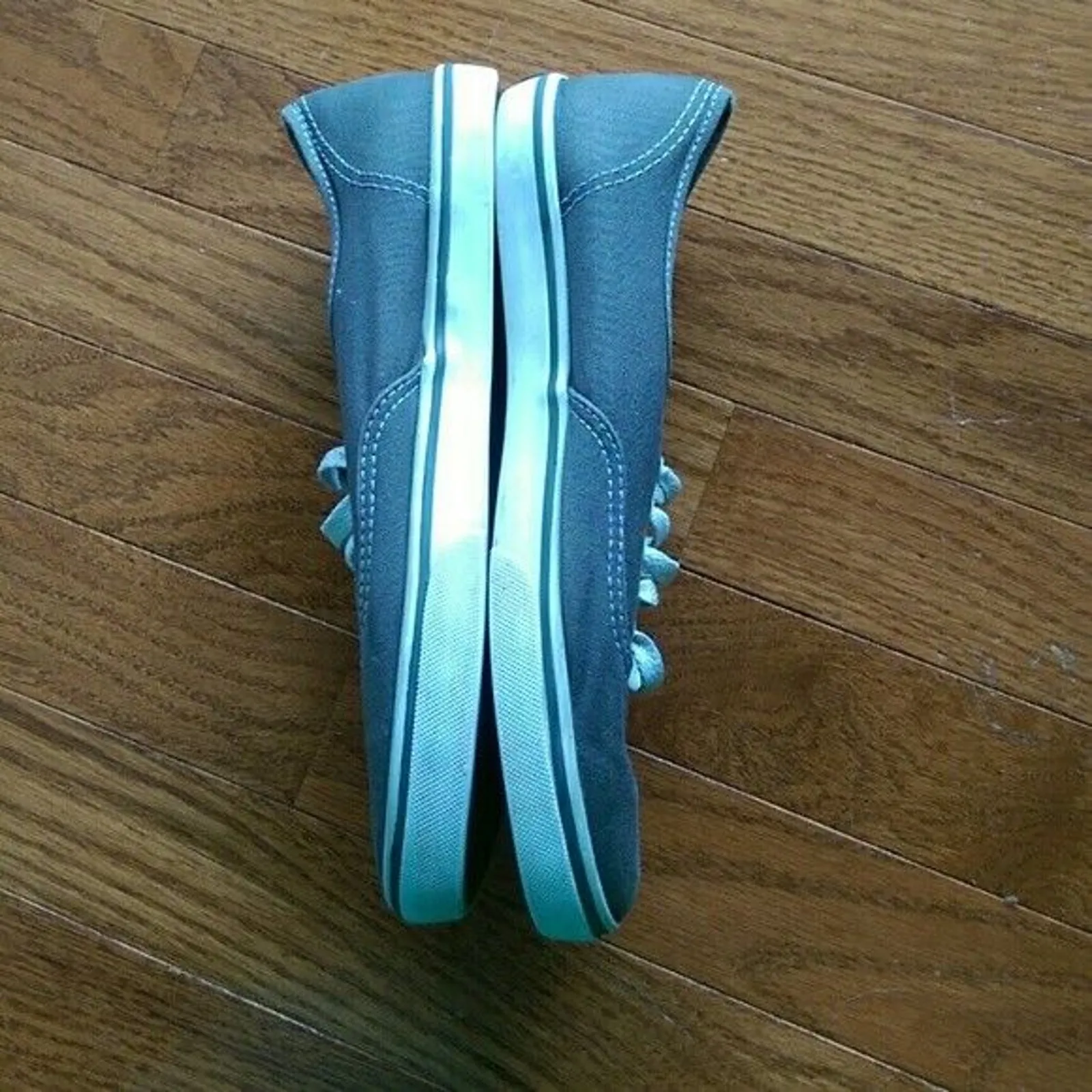 Vans Grey & White Unisex Vans Size 5.5 Male, 7 Female - Image 4