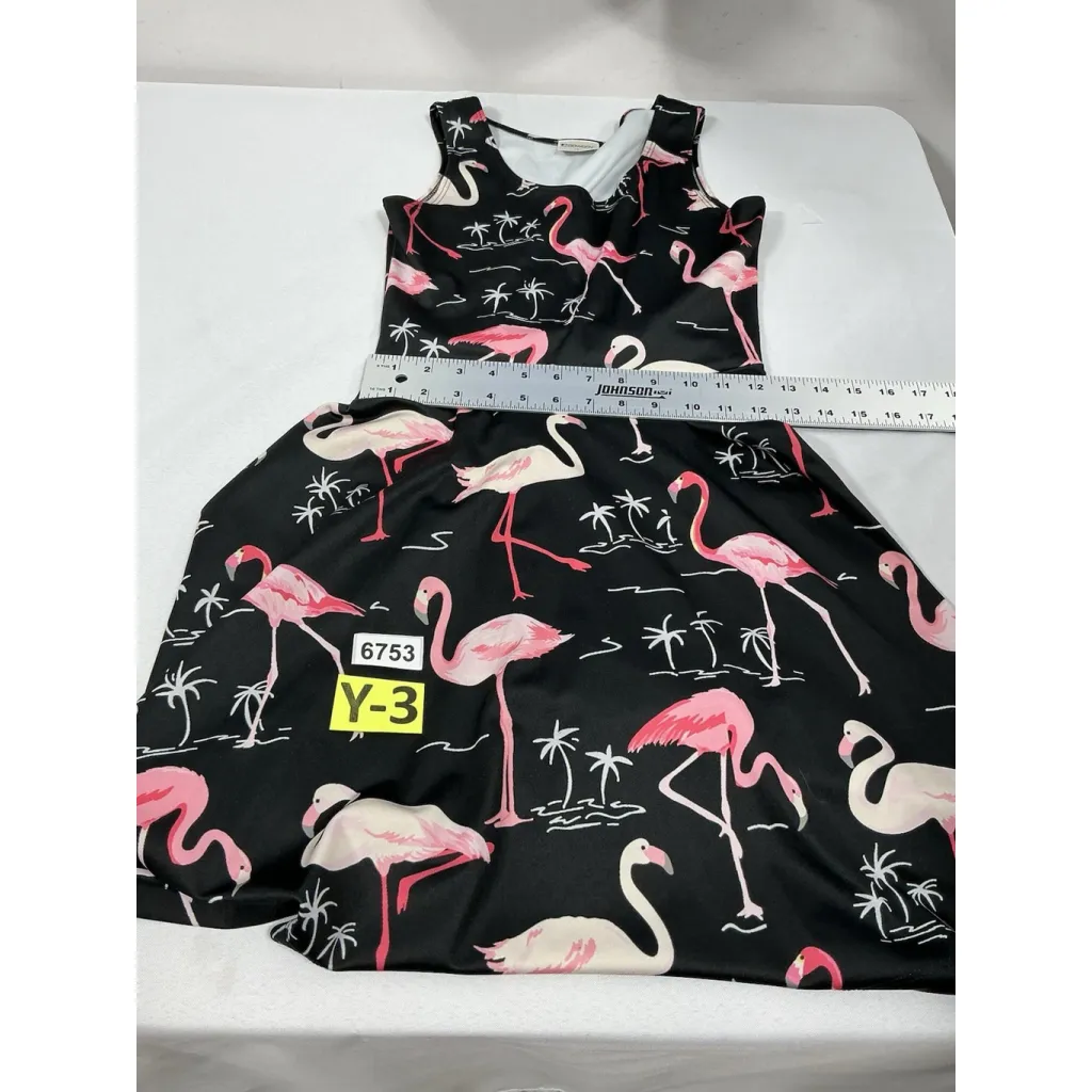 Womans Excellent Condition Cow Cow Pullover Fit & Flare Dress Small Black - Image 6