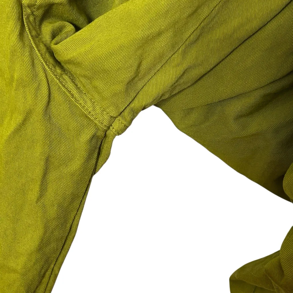 Big Bud Press Trousers Women’s XS Petite Olive Green High Waist Cropped Cotton Size undefined - Image 10