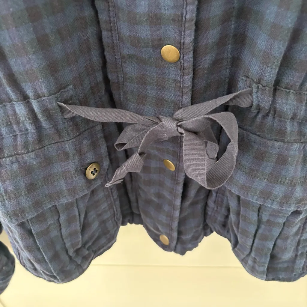 American Eagle Outfitters Flannel Shirt Jacket. Size Medium. - Image 6