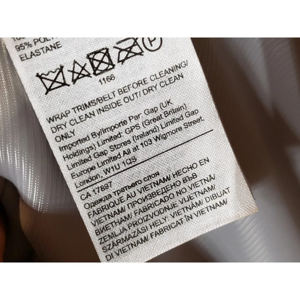 Banana Republic Moto Jacket Women's Size X-Large White Polyester Long Sleeves - Image 13