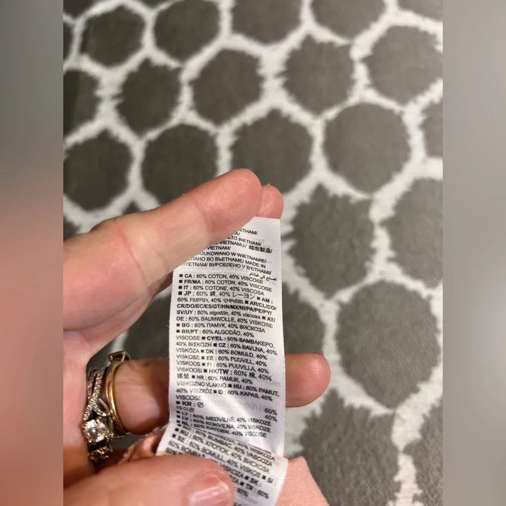 GAP Easy Pant Cargo blush pink, pockets, drawstring elastic waist, great color - Image 8