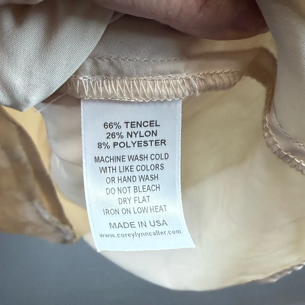 Anthropologie‎ Corey Lynn Carter Cream Embroidered Floral Blouse Size Small - Image 5