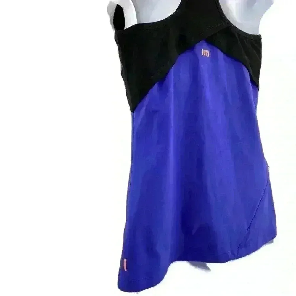 Lucy Razerback Criss Cross Back Mesh‎ Tank Top M - Image 4