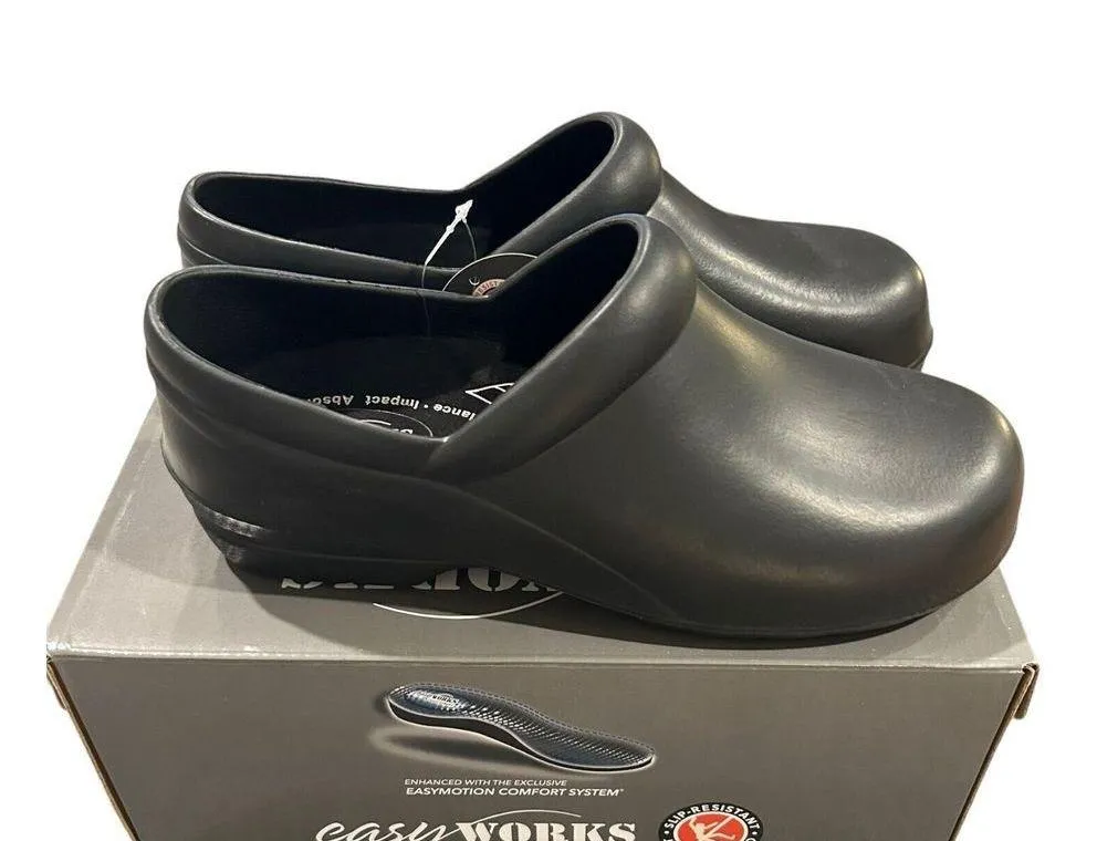 Easy Works Kris Clogs By Easy Street Slip Resistant Size 10 M Black New In Box - Image 6