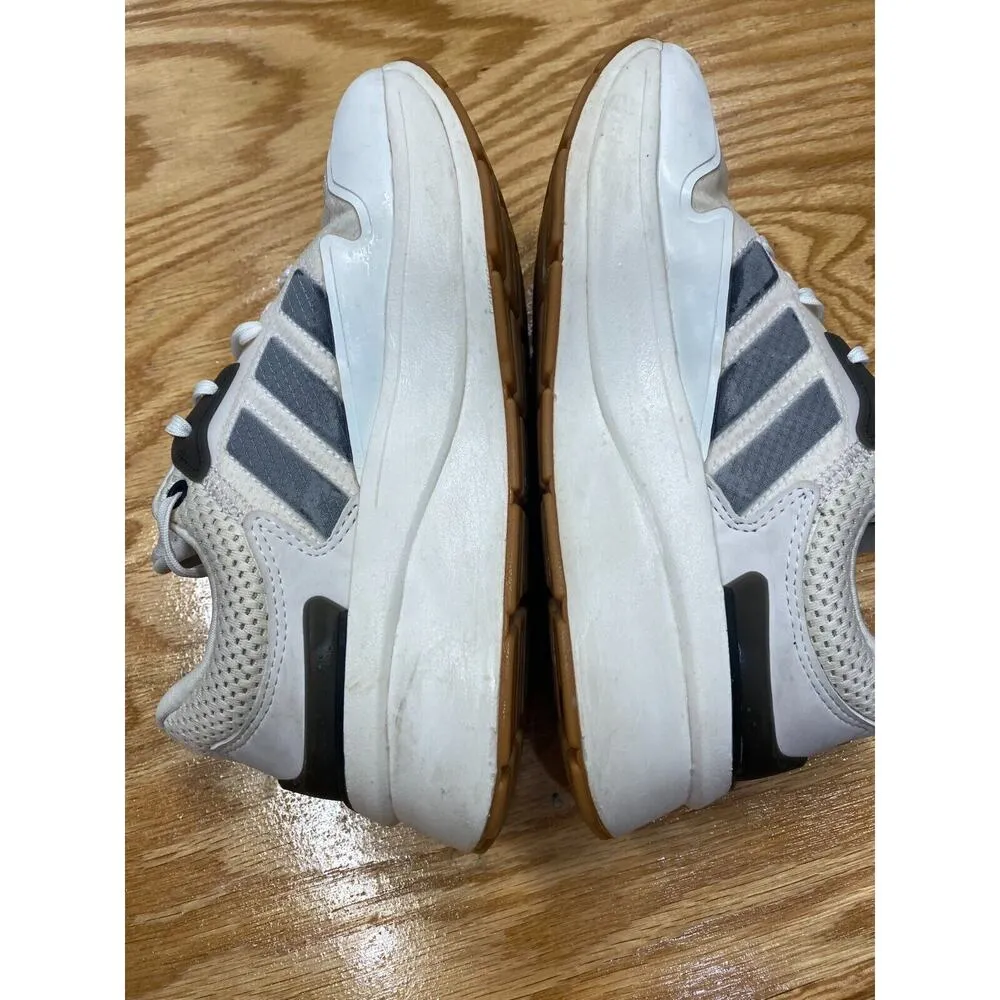 Adidas Cloudfoam Sneaker Women's 6.5 White Lace Up Running Shoes HWA 1Y3001 S25 - Image 8