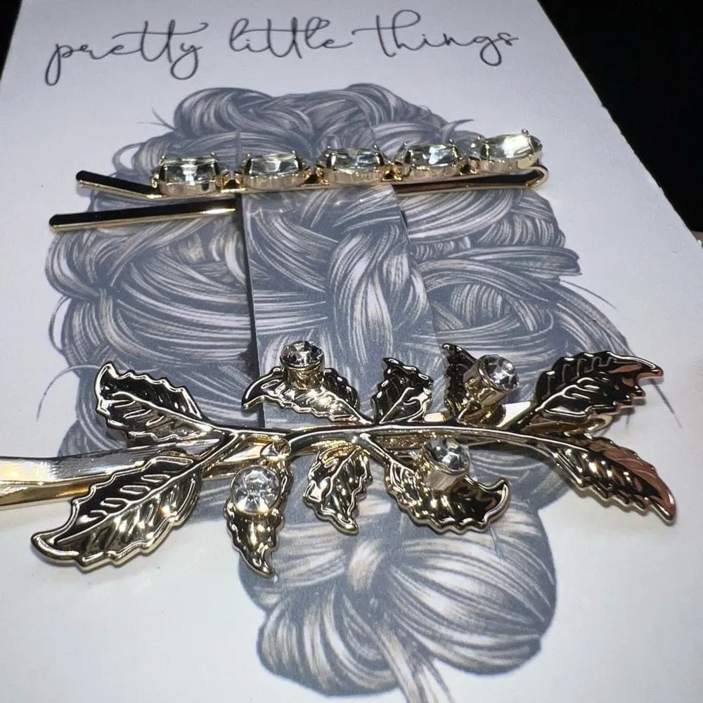 Pretty Little Things Rhinestone Hair‎ Pin Set - Image 10