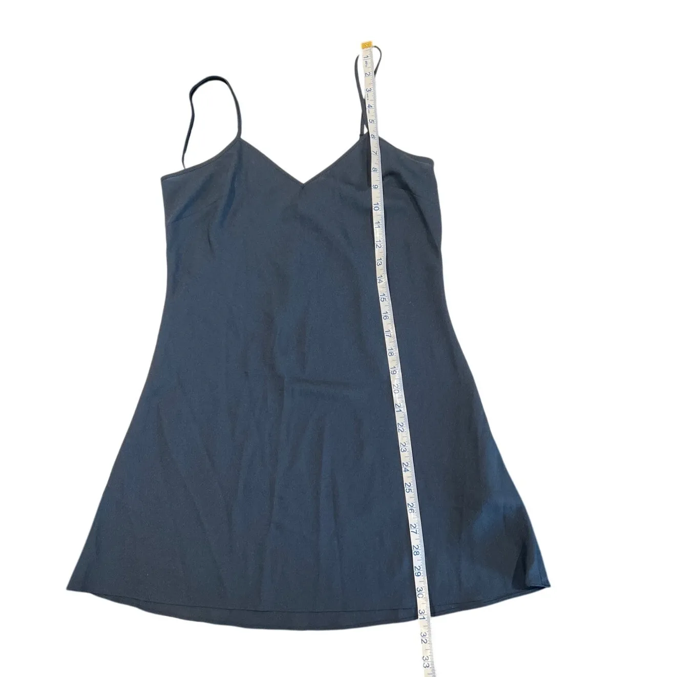 Reiss Navy Slip Dress Semi Sheer Women's Size 4 Sexy Designer Old Money Simple - Image 10