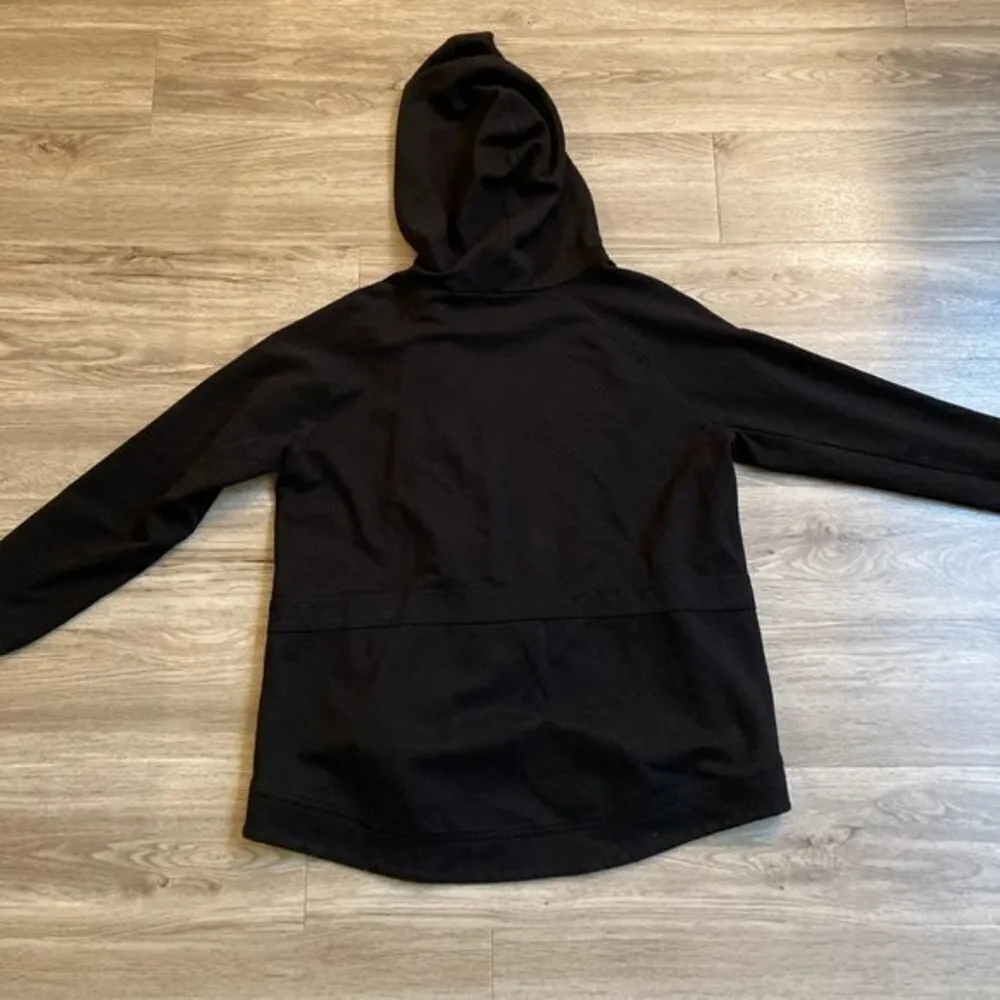 Nom Maternity Black Rainier Fleece Lined Zip Hoodie Size L - Image 9