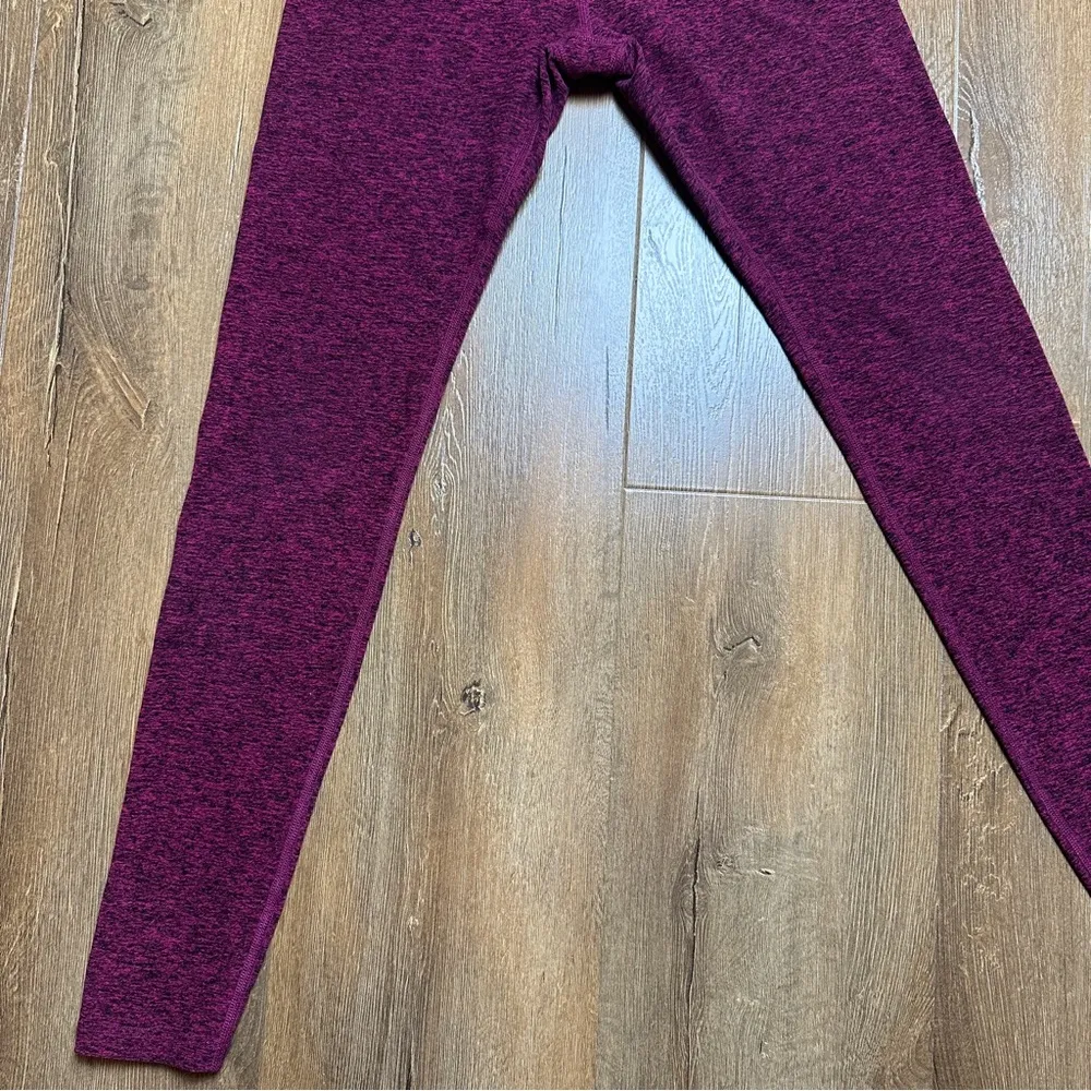 Spacedye Take Me Higher Legging - Heather Black Plumberry Size Small - Image 4