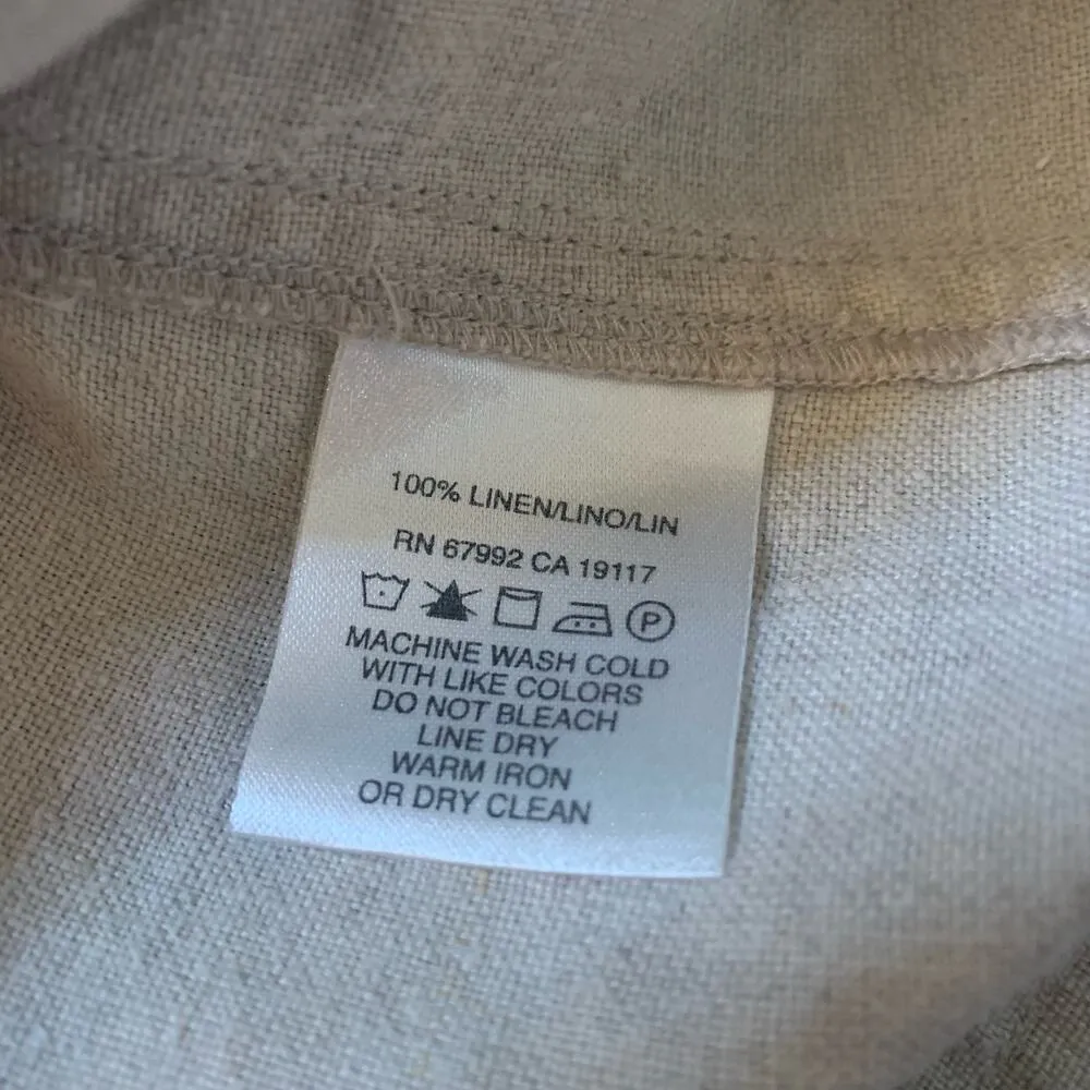 Sigrid Olsen SOBlue beige linen jacket size S - Image 7