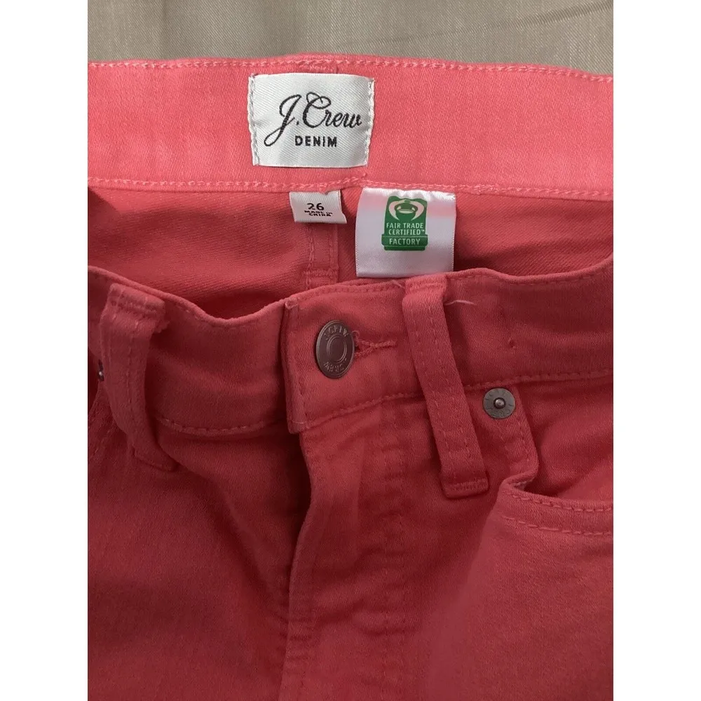 J.Crew Pink Toothpick High Waist Jeans - Image 4