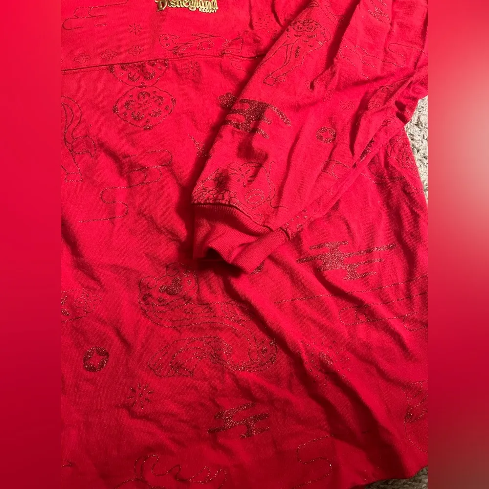 Disneyland Resort Mickey Glitter Lunar New Year 2021 Spirit Jersey - size L - Image 3