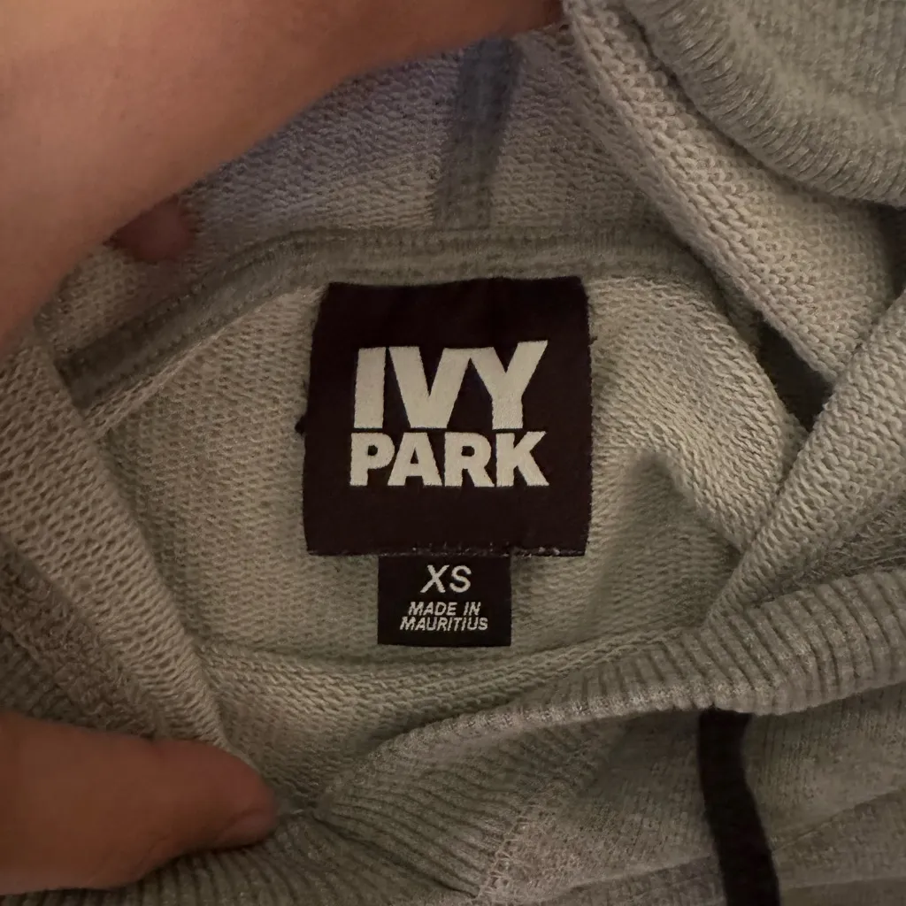 IVY PARK Gray Pullover Hoodie - Image 3