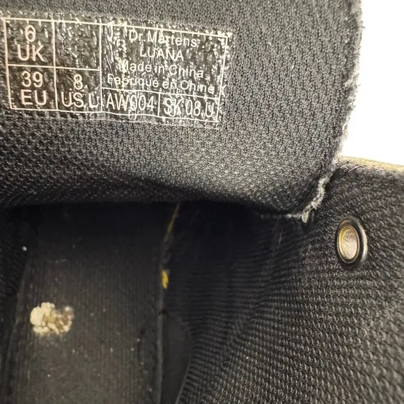 Dr Martens Boots Women's Size 8 Luana Airwalk AW004 Preppy Normcore 7 Eyelet‎ - Image 9