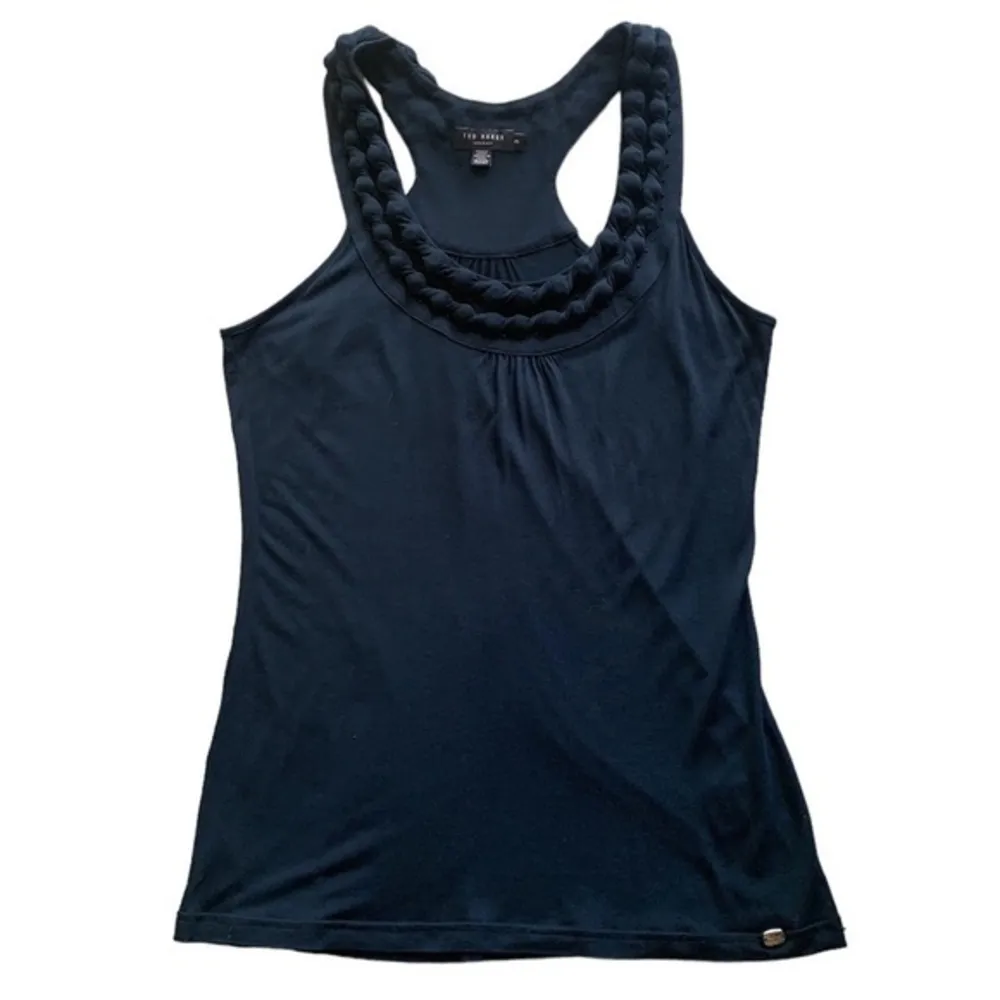 Ted Baker London Racerback Beaded Collar Top - Image 2