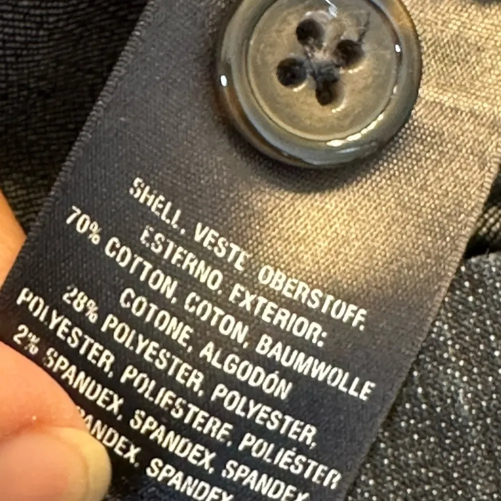 Anthropologie The Essential SLIM Denim Blue Pant Size 4 EUC #1346-LA - Image 6