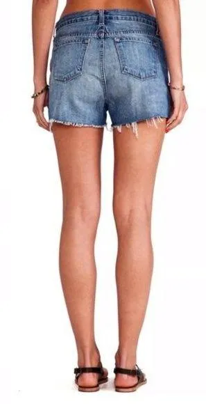 J Brand Carly High Rise Denim Cut-Off Shorts NEW Size 29 - Image 3