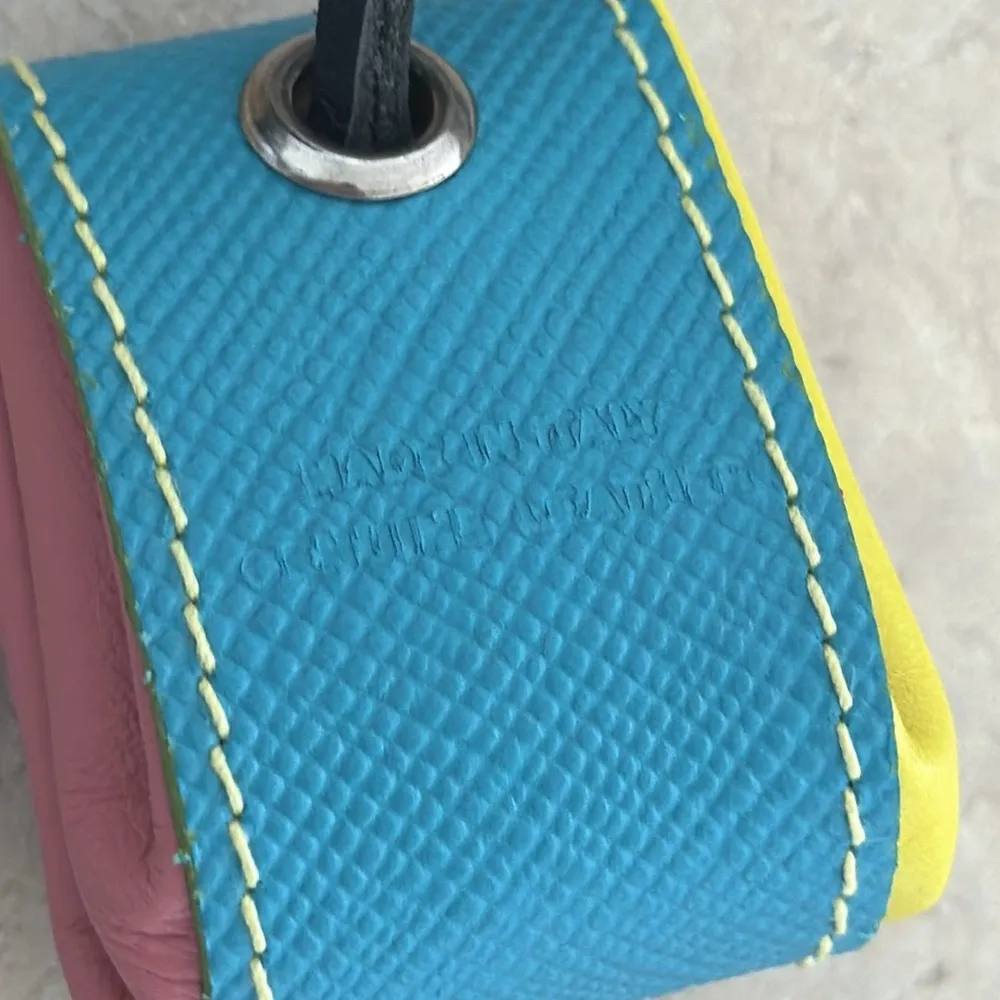 Cute mini backpack Keychain Italian Leather - Image 7